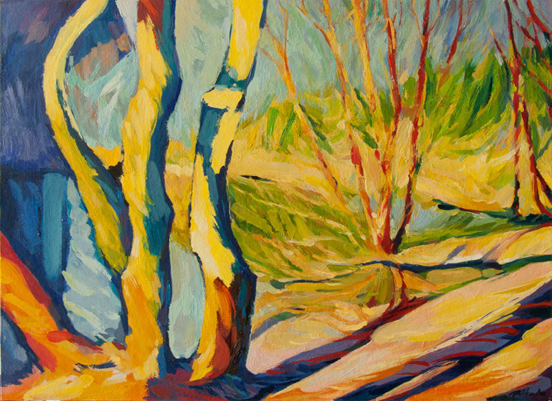 74 Władysław Pitala, Kanał Brdy-II, 2008, olej, 50x70cm