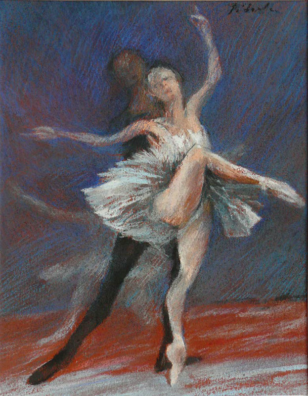 21 Władysław Pitala, Cykl Balet, pastel