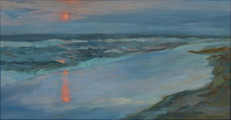 35 Władysław Pitala, Kuźnica, seascape, olej