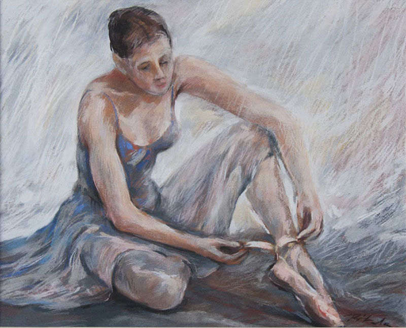 27 Władysław Pitala, Cykl Balet, pastel