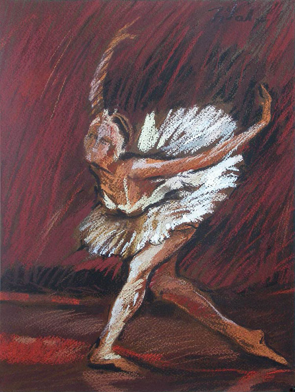 26 Władysław Pitala, Cykl Balet, pastel